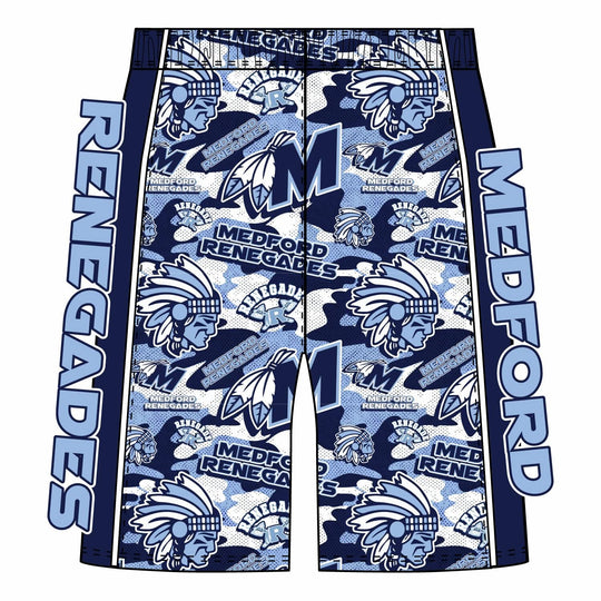 Boys & Mens Medford Renegades Camo Short Mid-length