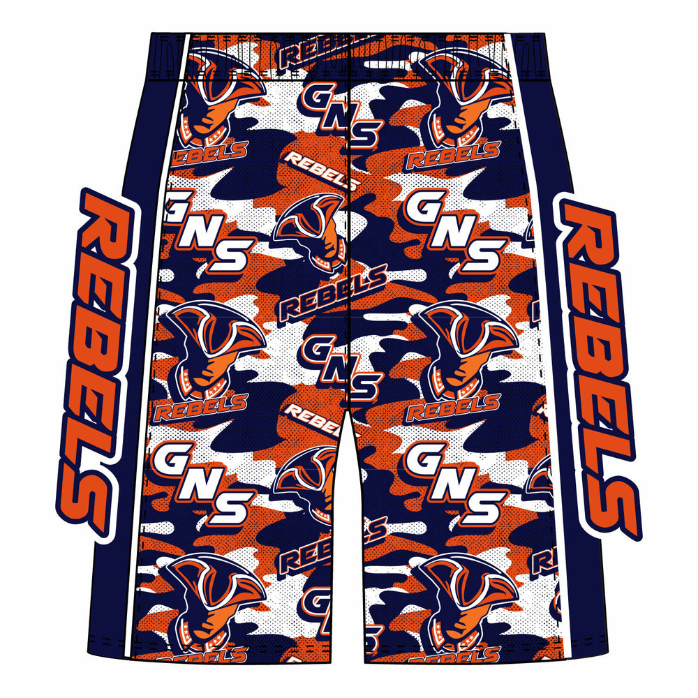 Boys & Mens GNS Rebels Camo Short Mid-length
