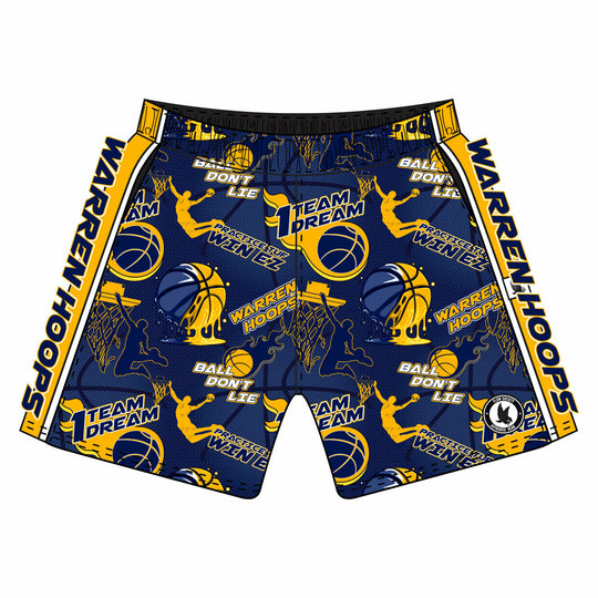Boys & Mens Warren Hoops Basketball Mid-length Short