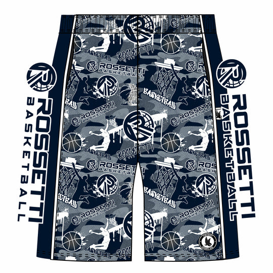 Boys & Mens Rossetti Basketballl Camo Short Mid-length