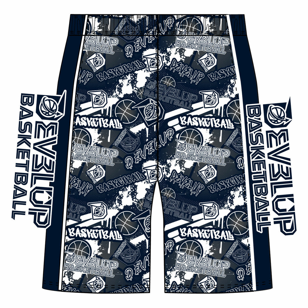 Boys & Mens Develup Basketballl Camo Short Classic