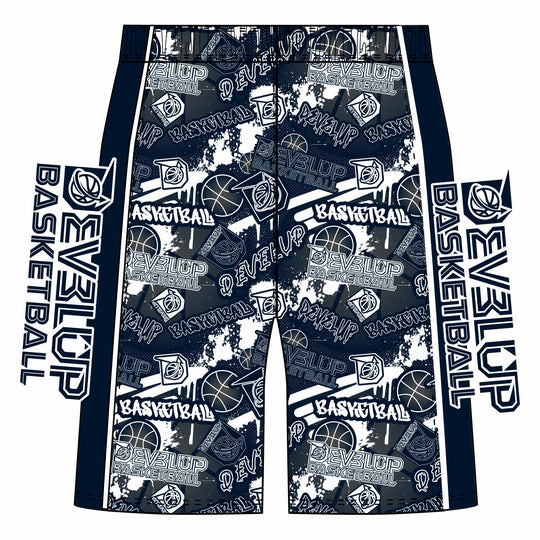 Boys & Mens Develup Basketballl Camo Short Classic