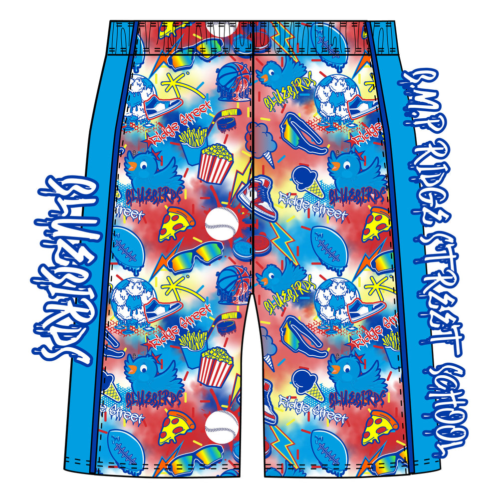 Boys & Mens Ridge Street Graffiti Short - 2 lengths!
