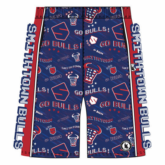 Boys & Mens Smithtown Bulls Logo 5 inch Short