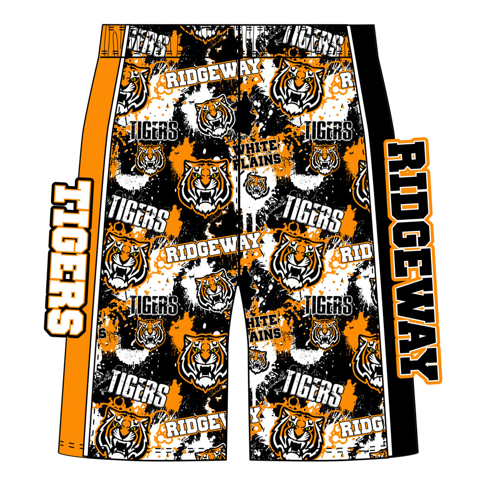 Boys & Mens Classic Ridgeway Tigers Splatter Short