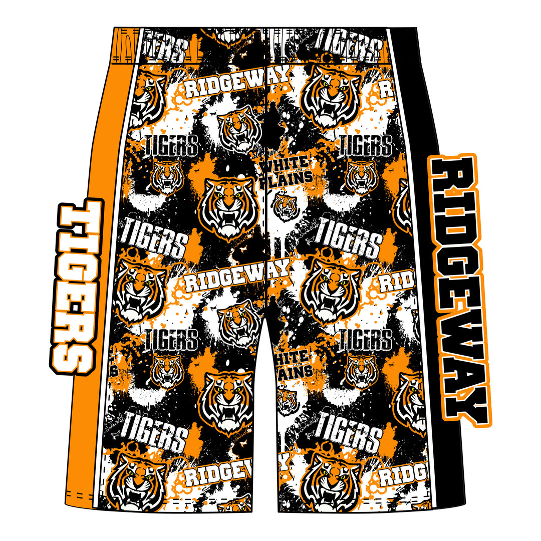 Boys & Mens Classic Ridgeway Tigers Splatter Short