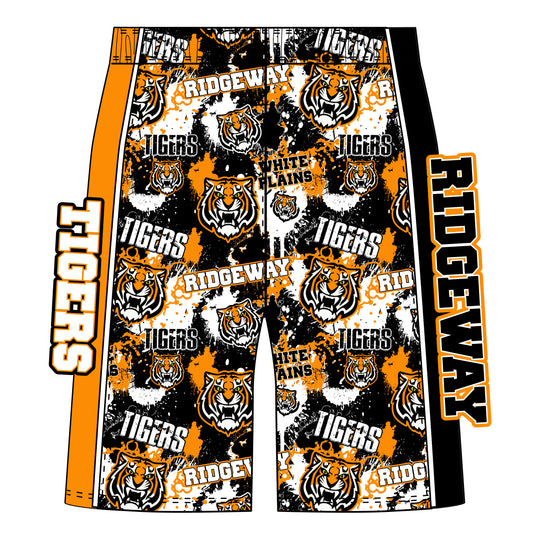 Boys & Mens Classic Ridgeway Tigers Splatter Short