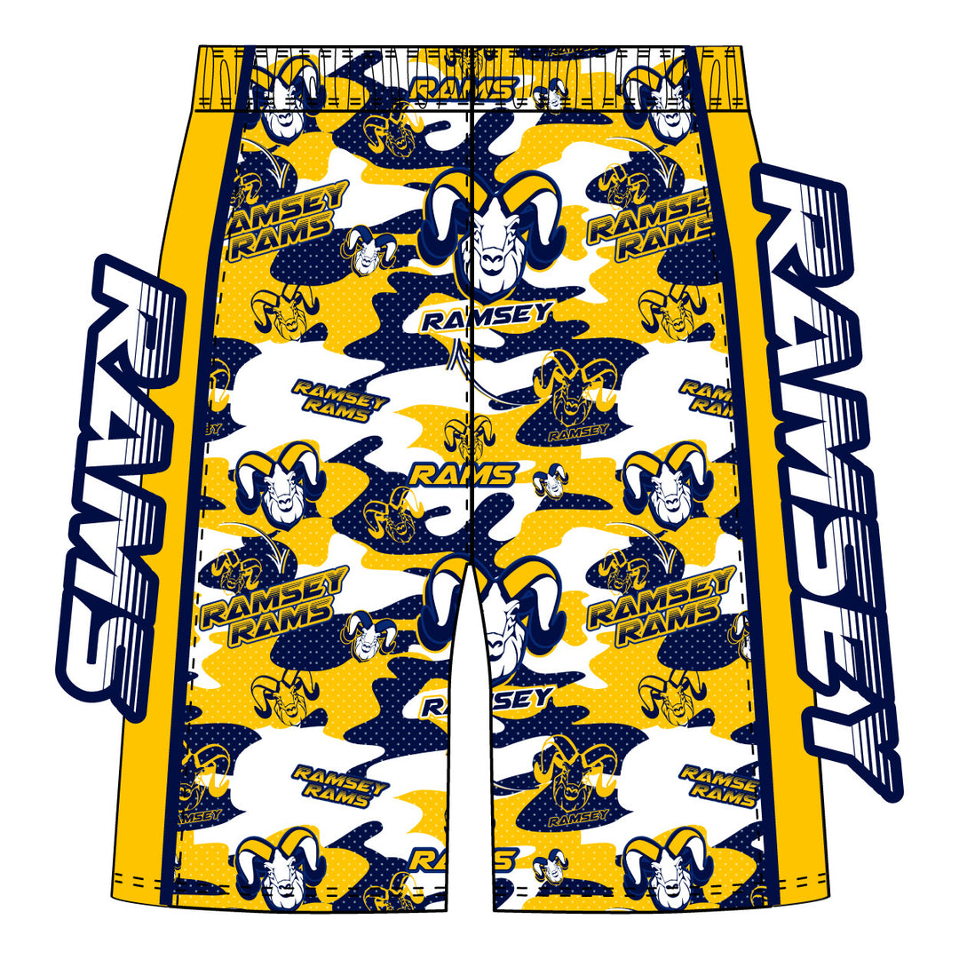 Boys & Mens Ramsey Rams Camo 5 inch Short - 2 colors!