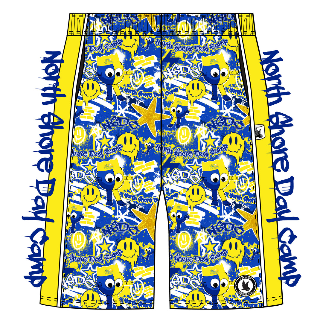 Boys (7 inch) & Mens (8 inch) NSDC Graffiti Short