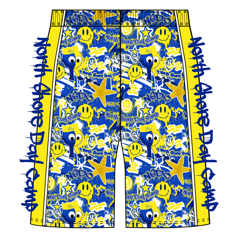 Boys & Mens NSDC Graffiti 5 inch Short