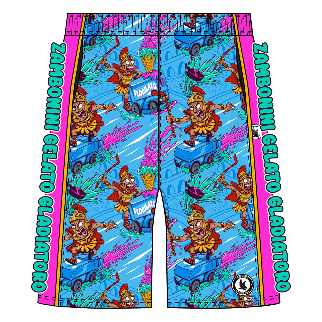 Boys Hockey Brain Rot Attack Short