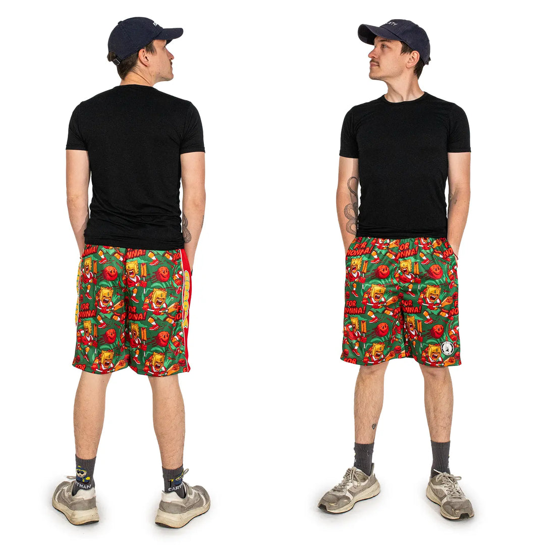 Boys Lax Brain Rot Attack Short