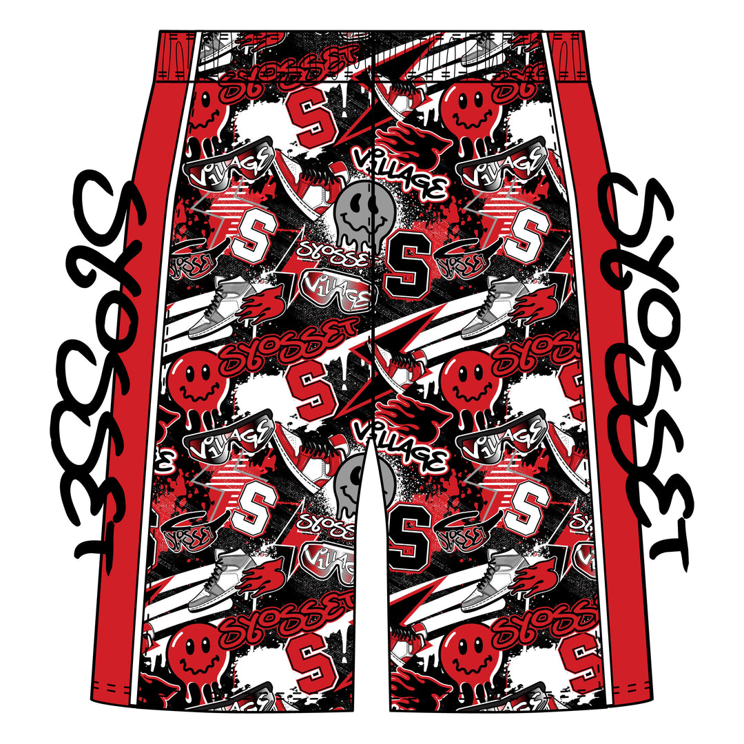 Boys & Mens Syosset Village School 5 inch Short
