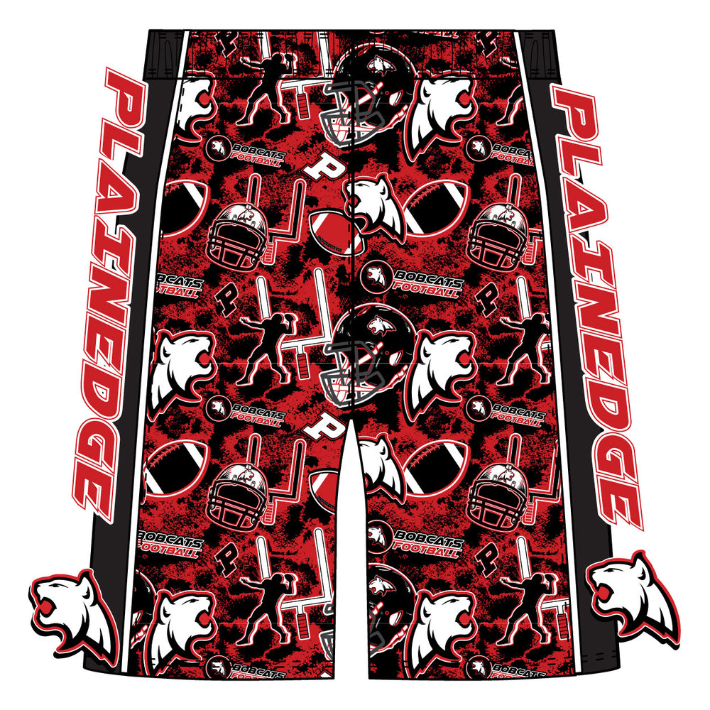 Boys & Mens Plainedge Bobcats Football Short - 2 lengths!