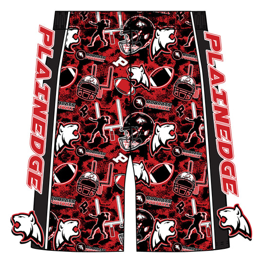 Boys & Mens Plainedge Bobcats Football Short - 2 lengths!