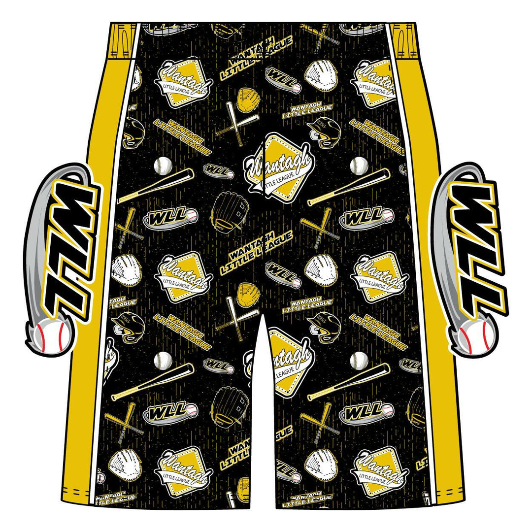 Boys & Mens WLL Baseball Short - 2 lengths!