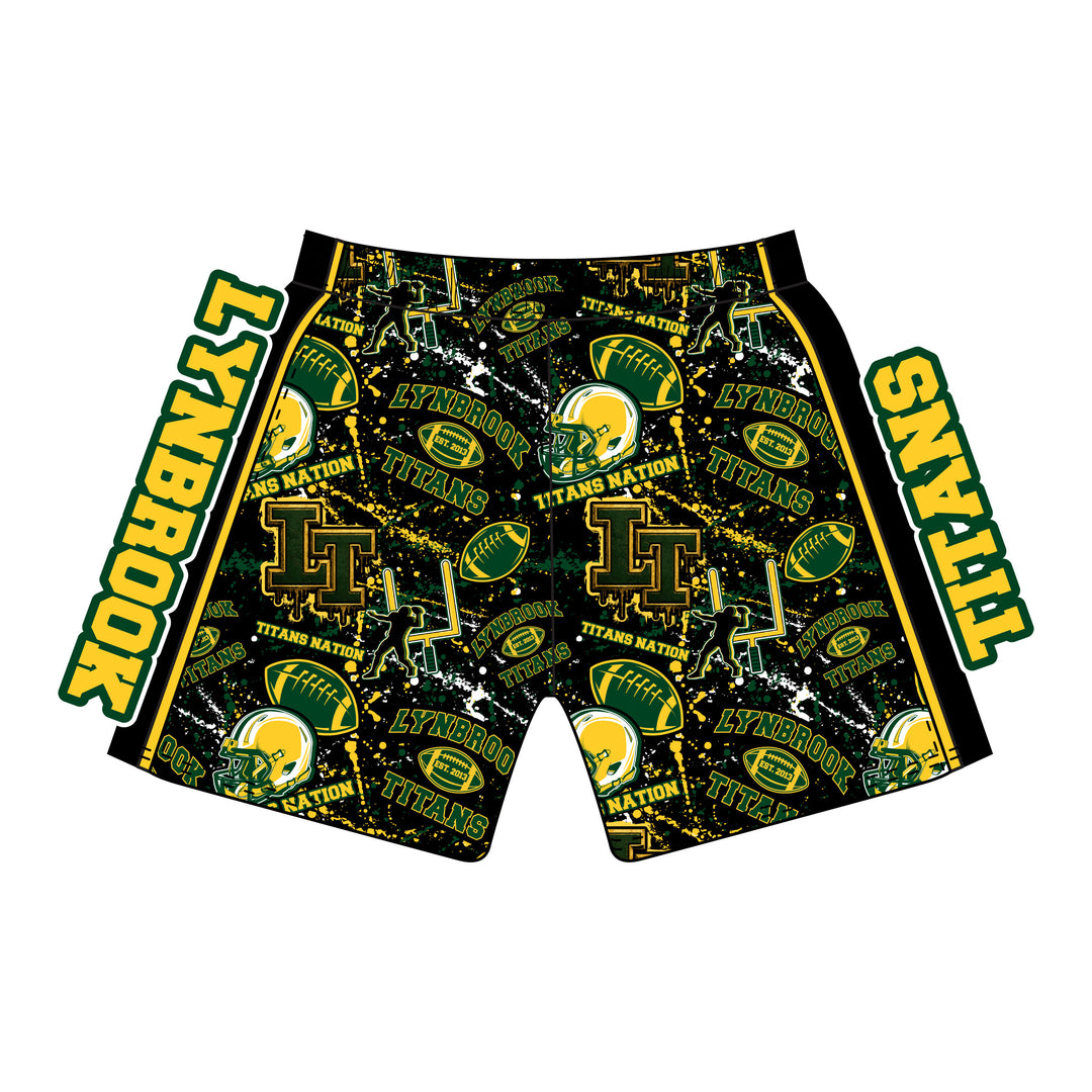 Boys & Mens Lynbrook Titans Football 5 inch Short