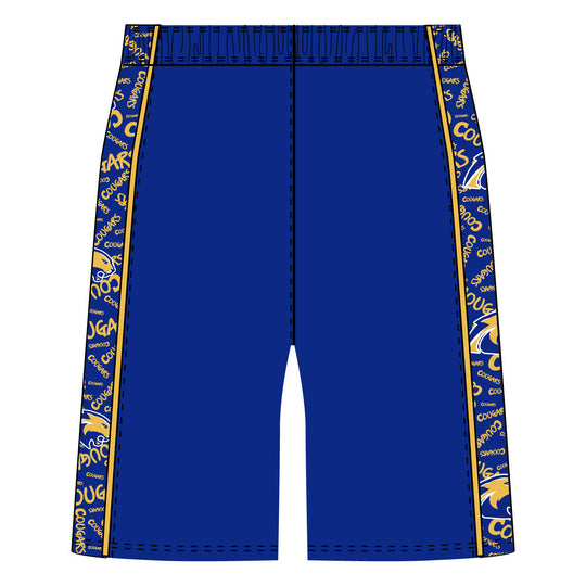 Boys (7 inch) & Mens (8 inch) Cougars Short - 2 colors!