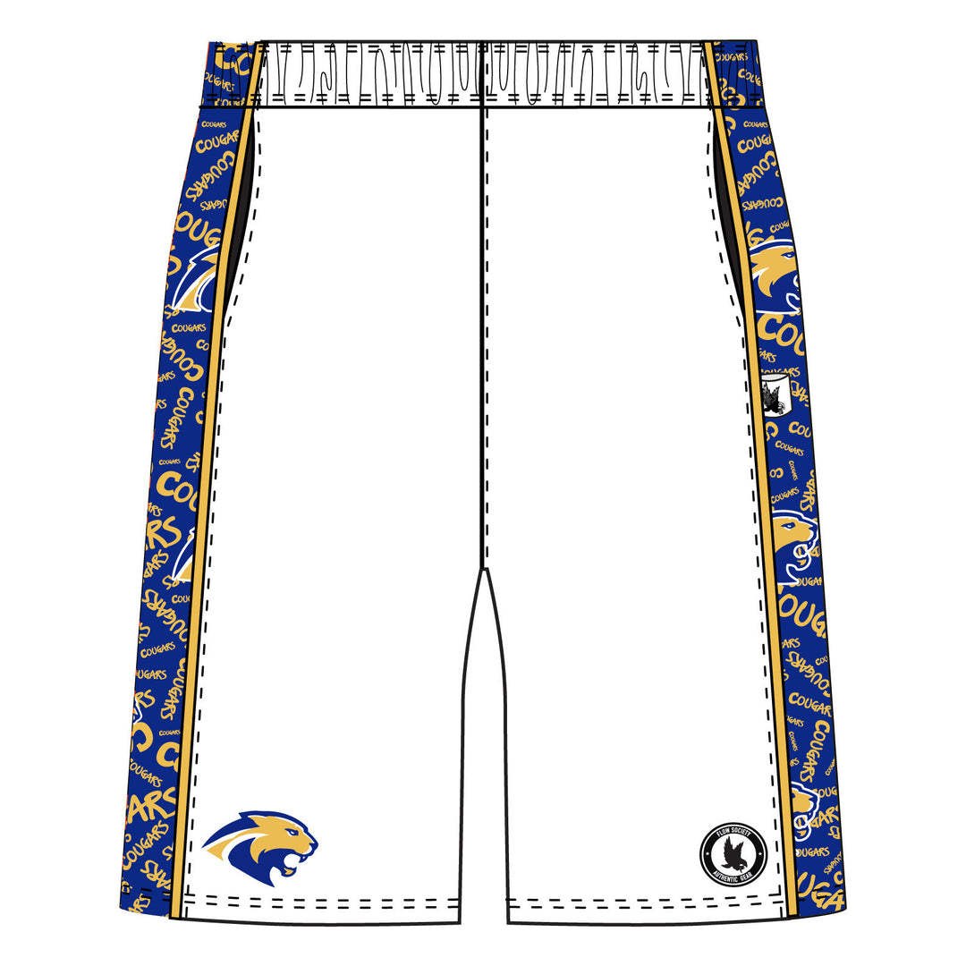 Boys & Mens Cougars 5 inch Short - 2 colors!