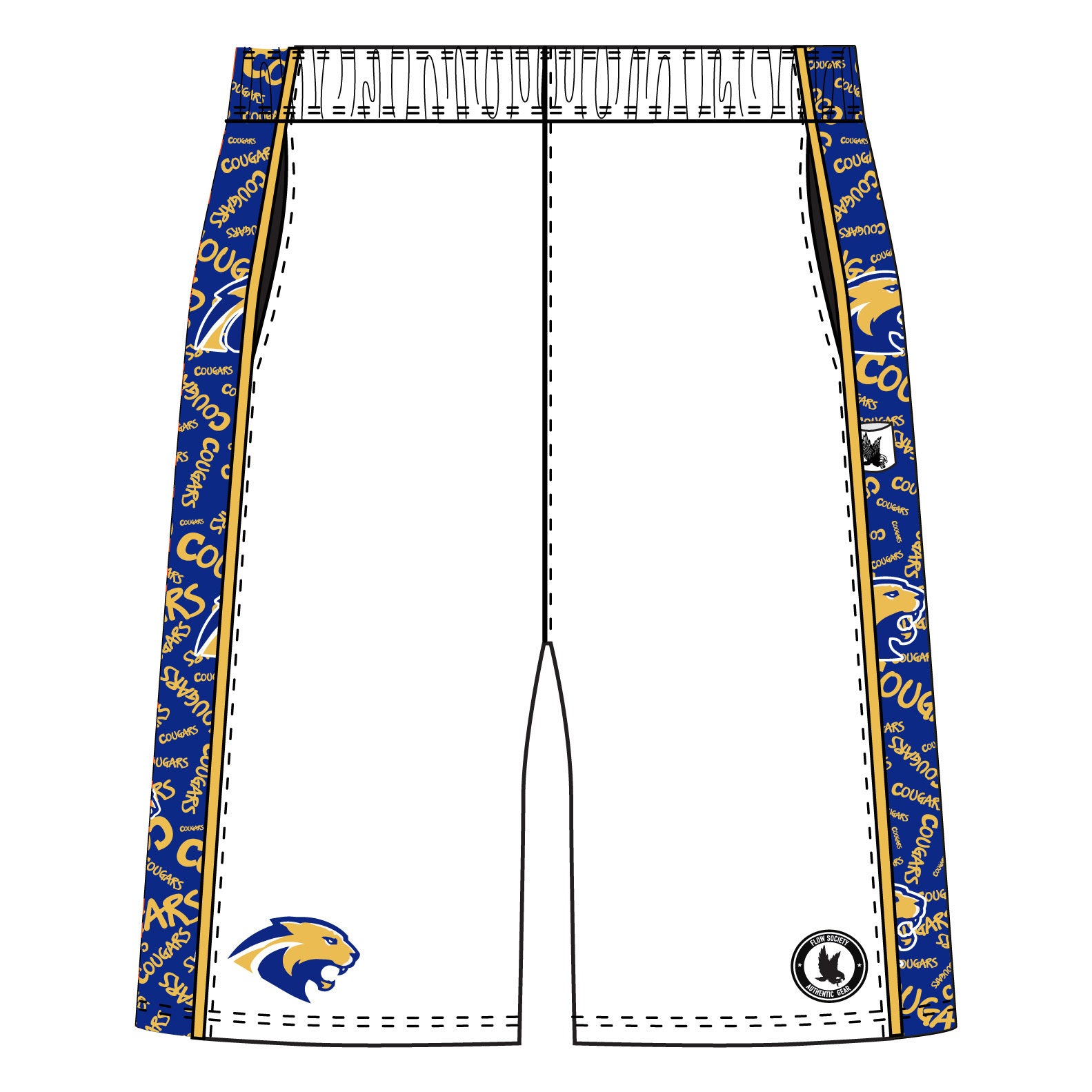 Boys & Mens Cougars 5 inch Short - 2 colors!