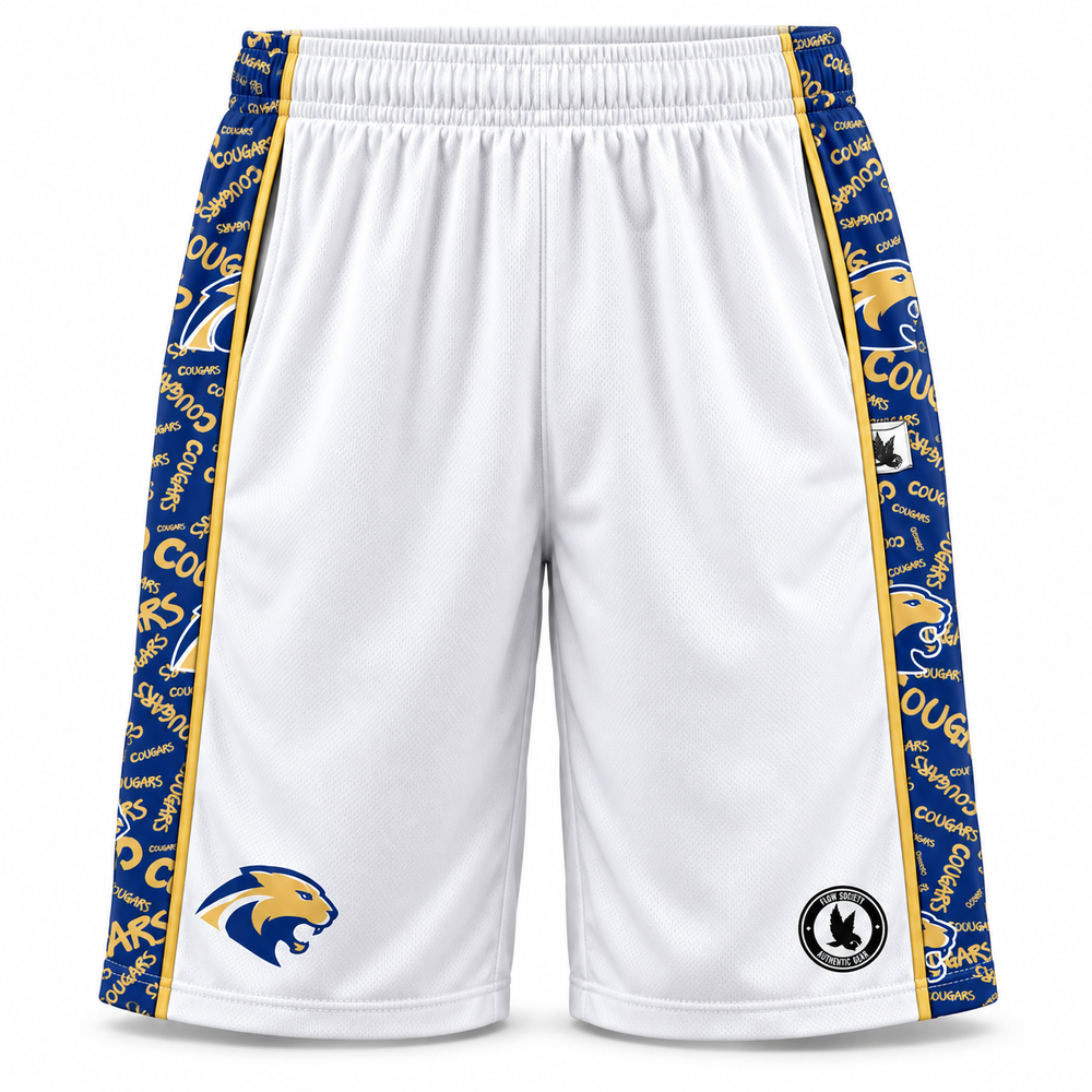 Boys (7 inch) & Mens (8 inch) Cougars Short - 3 options!