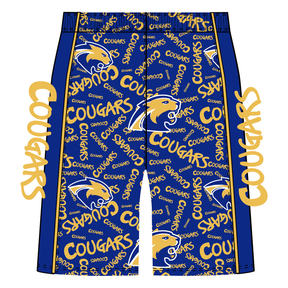 Boys (7 inch) & Mens (8 inch) Cougars Short - 3 options!