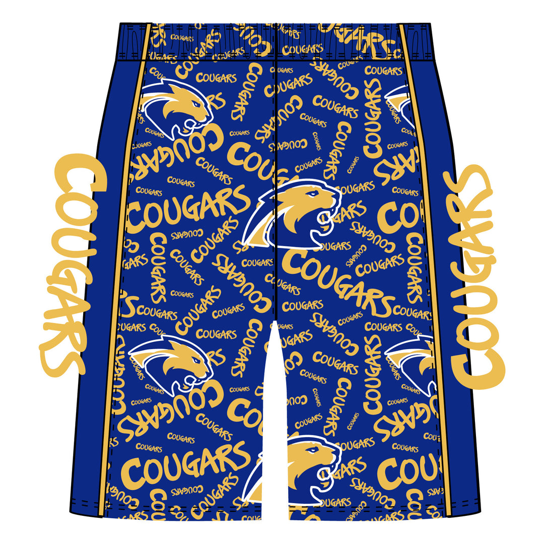 Boys (7 inch) & Mens (8 inch) Cougars Short - 3 options!