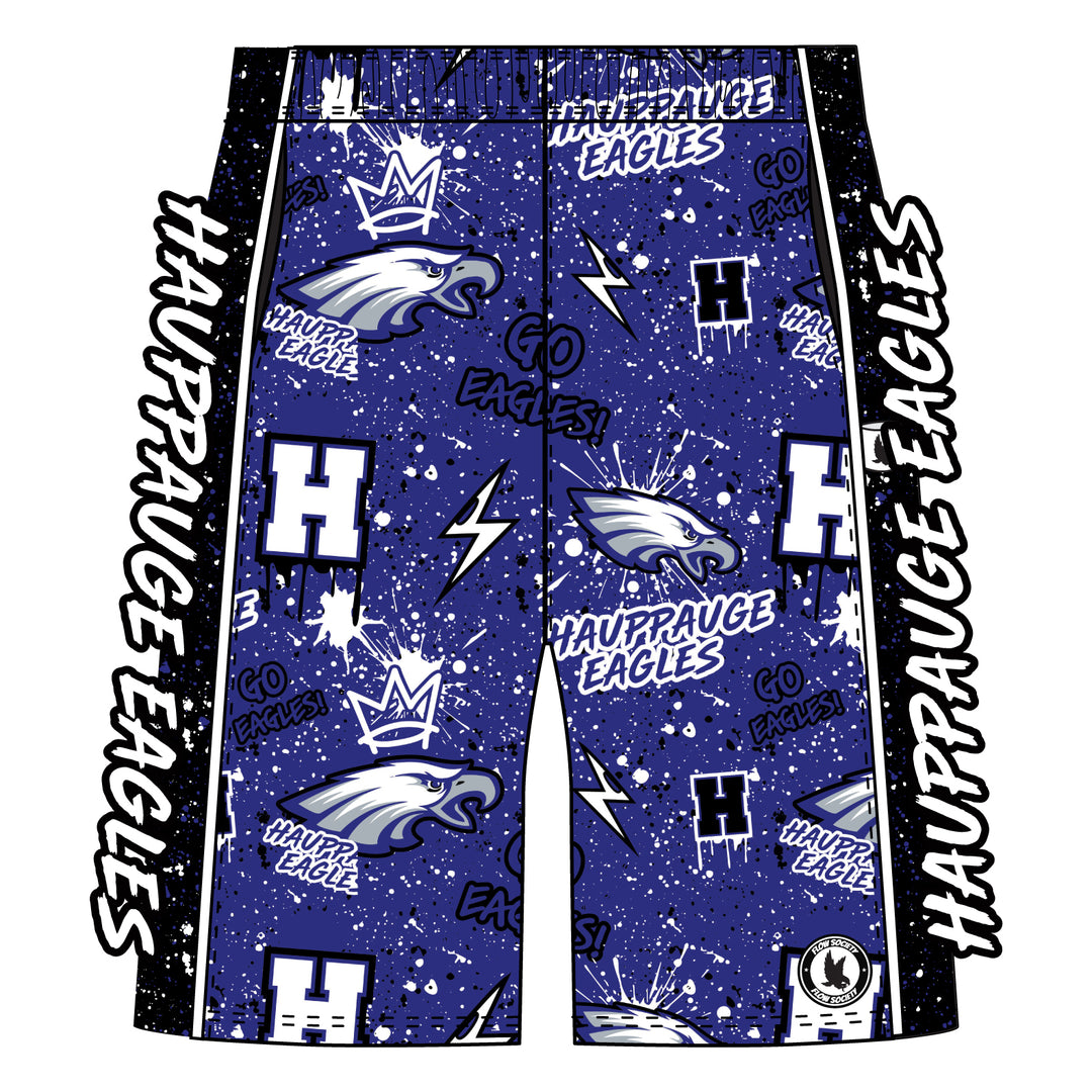 Boys & Mens Hauppauge Eagles Splatter Short - 2 lengths!