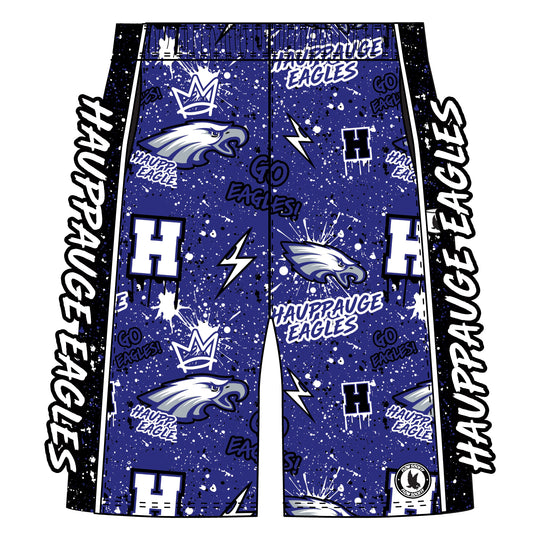 Boys & Mens Hauppauge Eagles Splatter Short - 2 lengths!