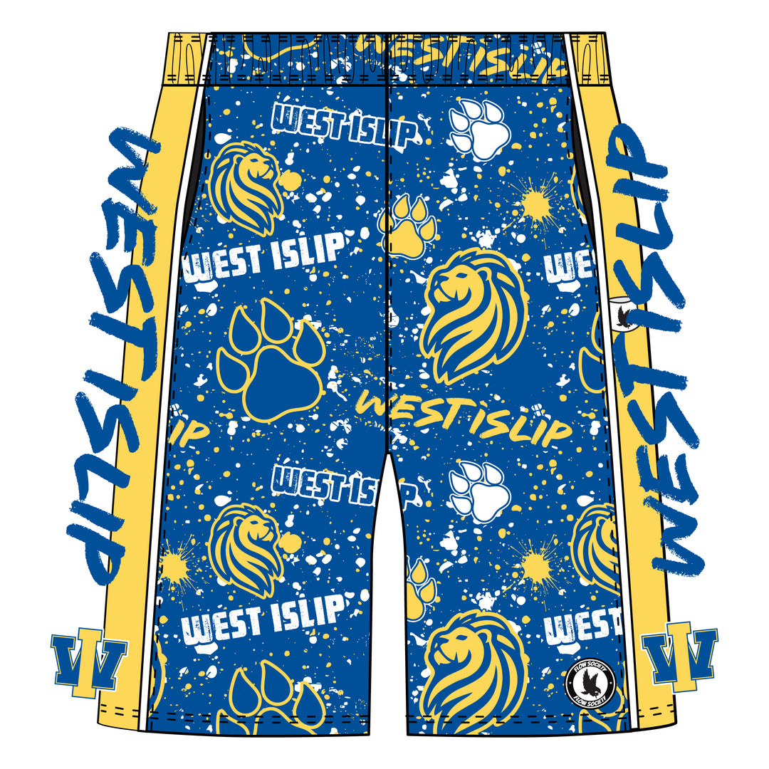 Boys & Mens West Islip Splatter Short - 2 lengths!