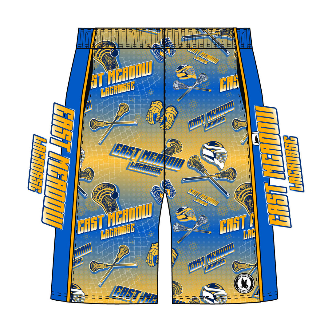 Boys & Mens East Meadow Lacrosse Short - 2 lengths