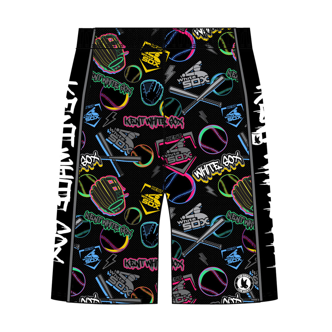 Boys & Mens Kent White Sox Baseball Short - 2 lengths