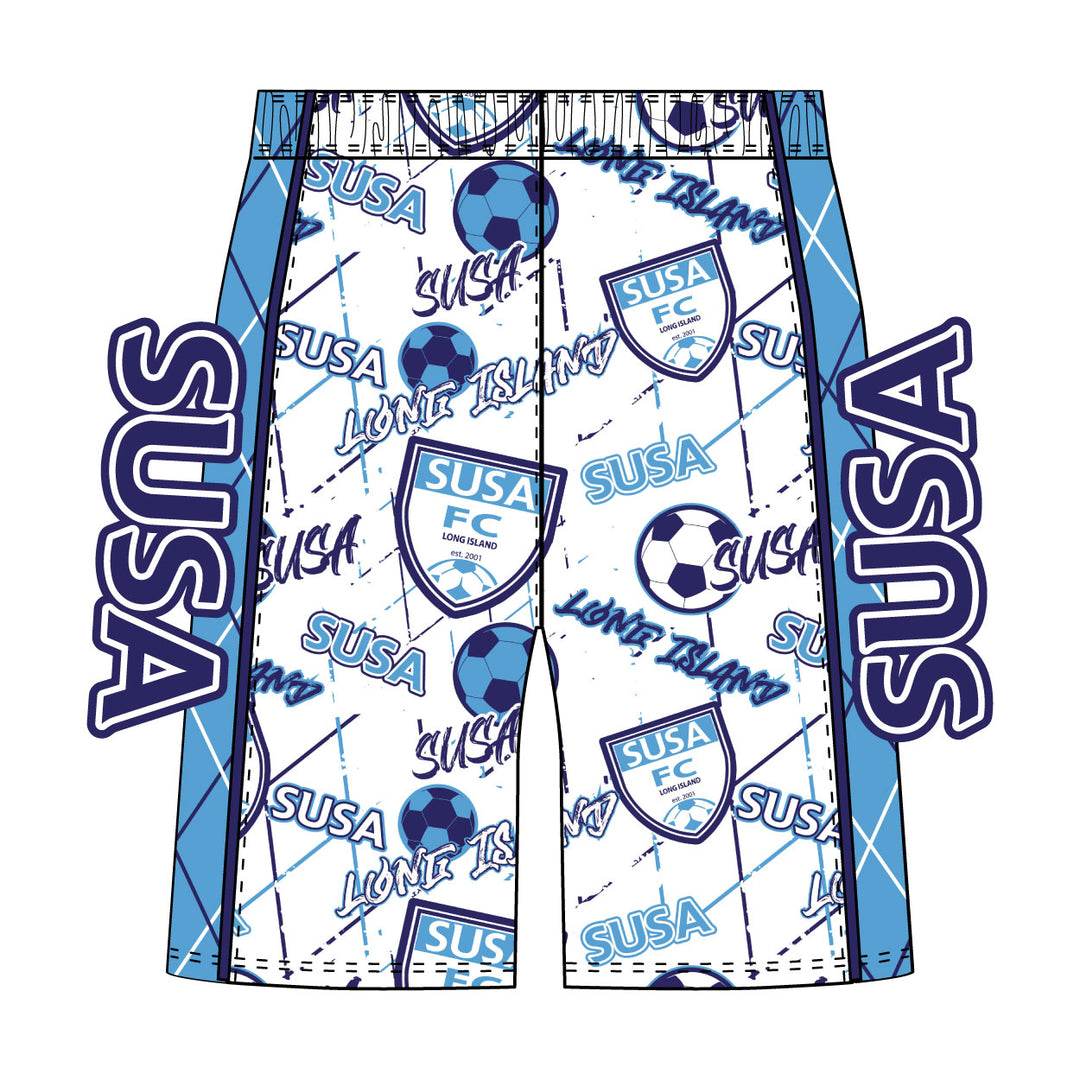 Boys & Mens SUSA FC Soccer Short - 2 lengths