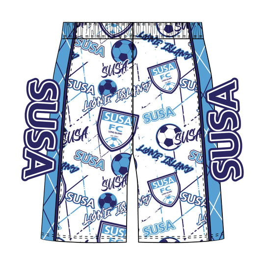 Boys & Mens SUSA FC Soccer Short - 2 lengths