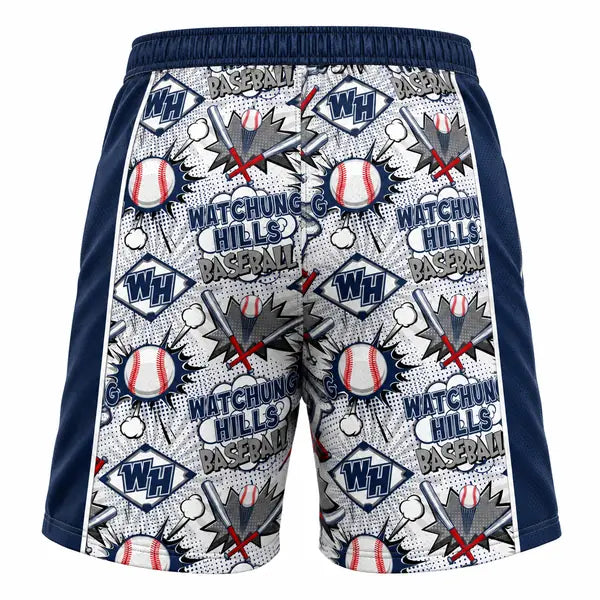 Boys & Mens Watchung Hills Baseball Short - 2 lengths