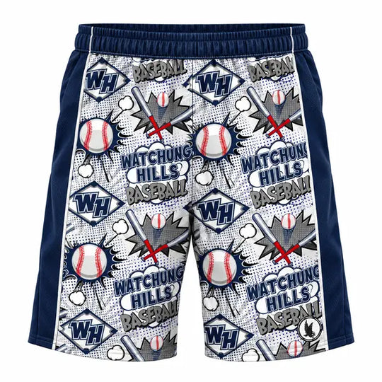 Boys & Mens Watchung Hills Baseball Short - 2 lengths