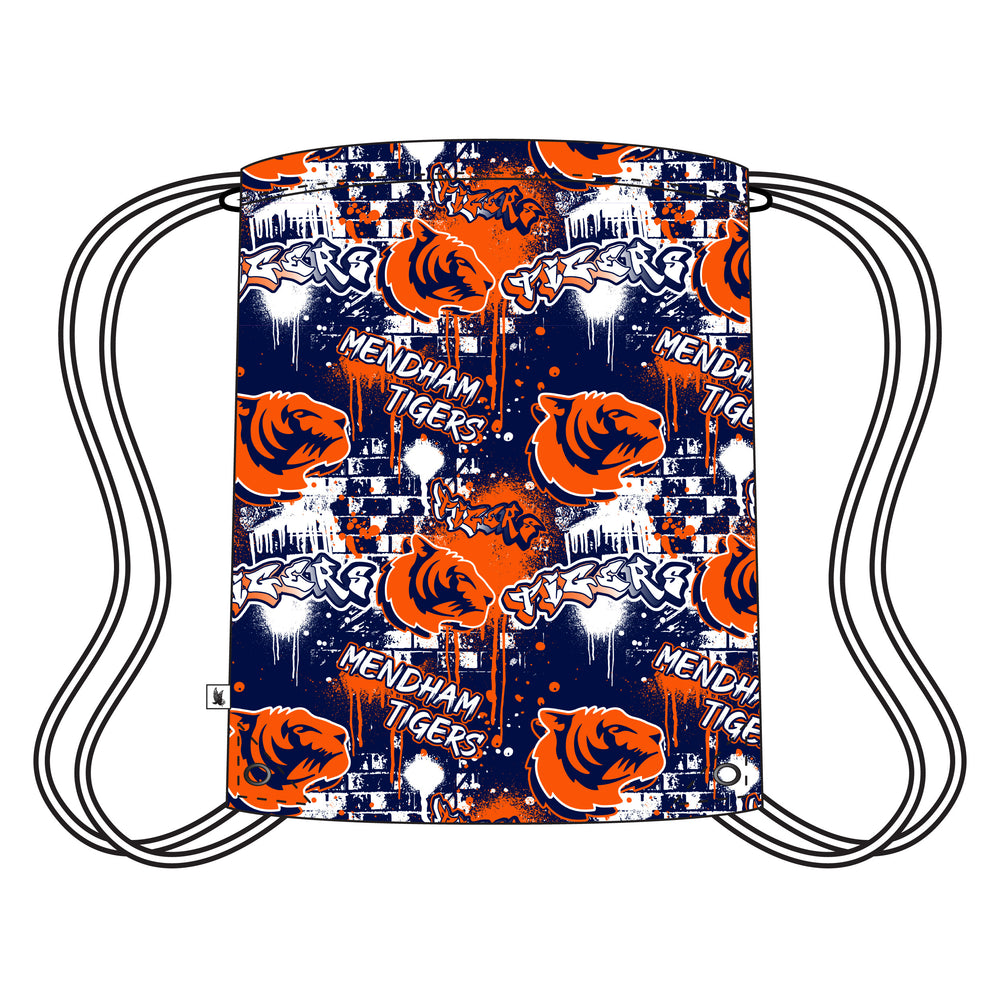 Mendham Elementary Tigers Graffiti Drawstring Bag