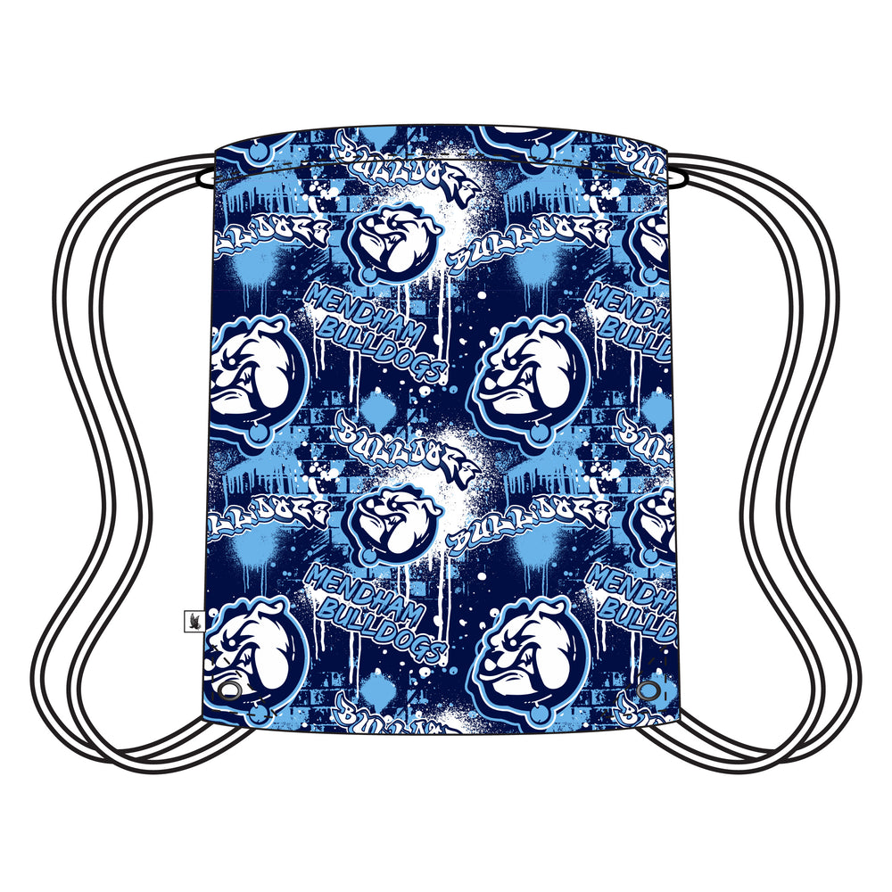 Mendham Middle School Bulldogs Graffiti Drawstring Bag
