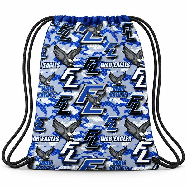 Franklin Lakes War Eagles Drawstring Bag