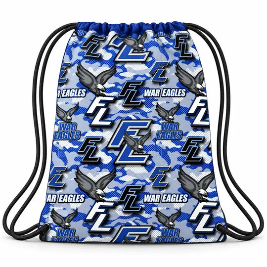 Franklin Lakes War Eagles Drawstring Bag