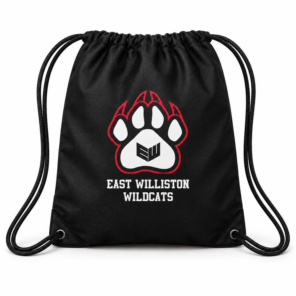 East Williston Wildcats Drawstring Bag