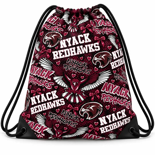 Nyack Redhawks Drawstring Bag - 2 colors