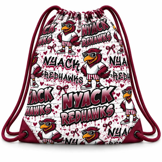 Nyack Redhawks Drawstring Bag - 2 colors