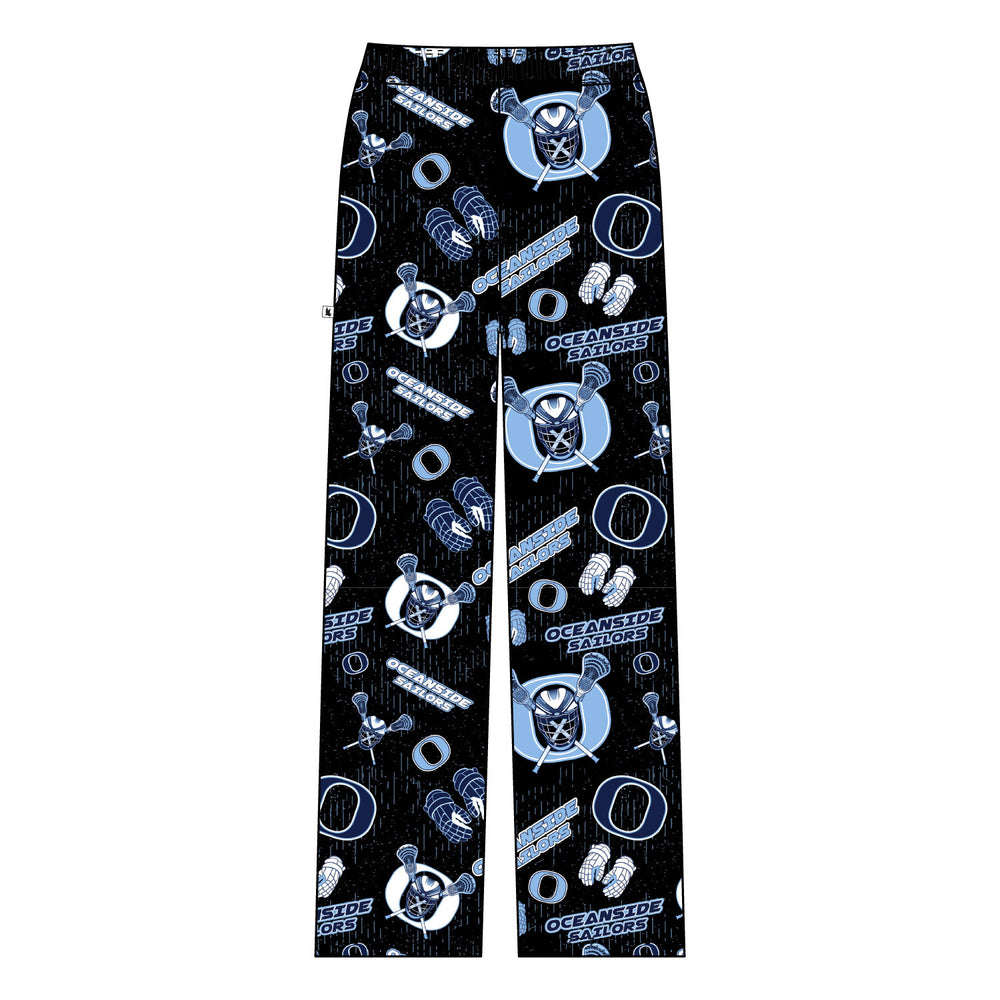 Youth & Adult Oceanside Lacrosse Lounge Pant Black/Blue
