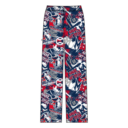 Youth & Adult Mavericks Baseball Lounge Pant