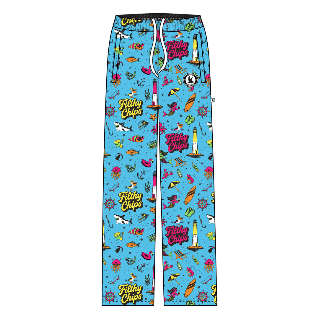 Youth & Adult Filthy Chips × Flow Society Logo Lounge Pant