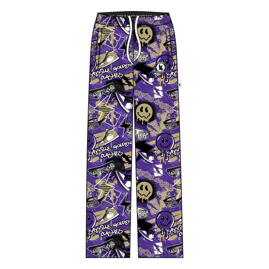 Youth & Adult Sayville Golden Flashes Graffiti Lounge Pant