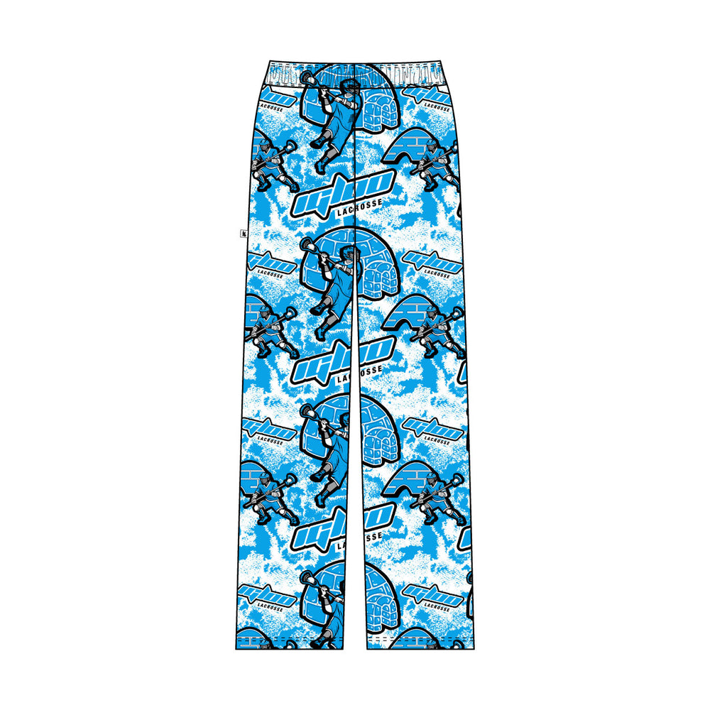 Youth & Adult Igloo Lacrosse Blue Lounge Pant