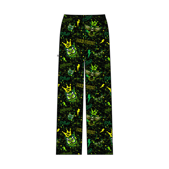 Youth & Adult Lynbrook Owls Splatter Lightning Lounge Pant