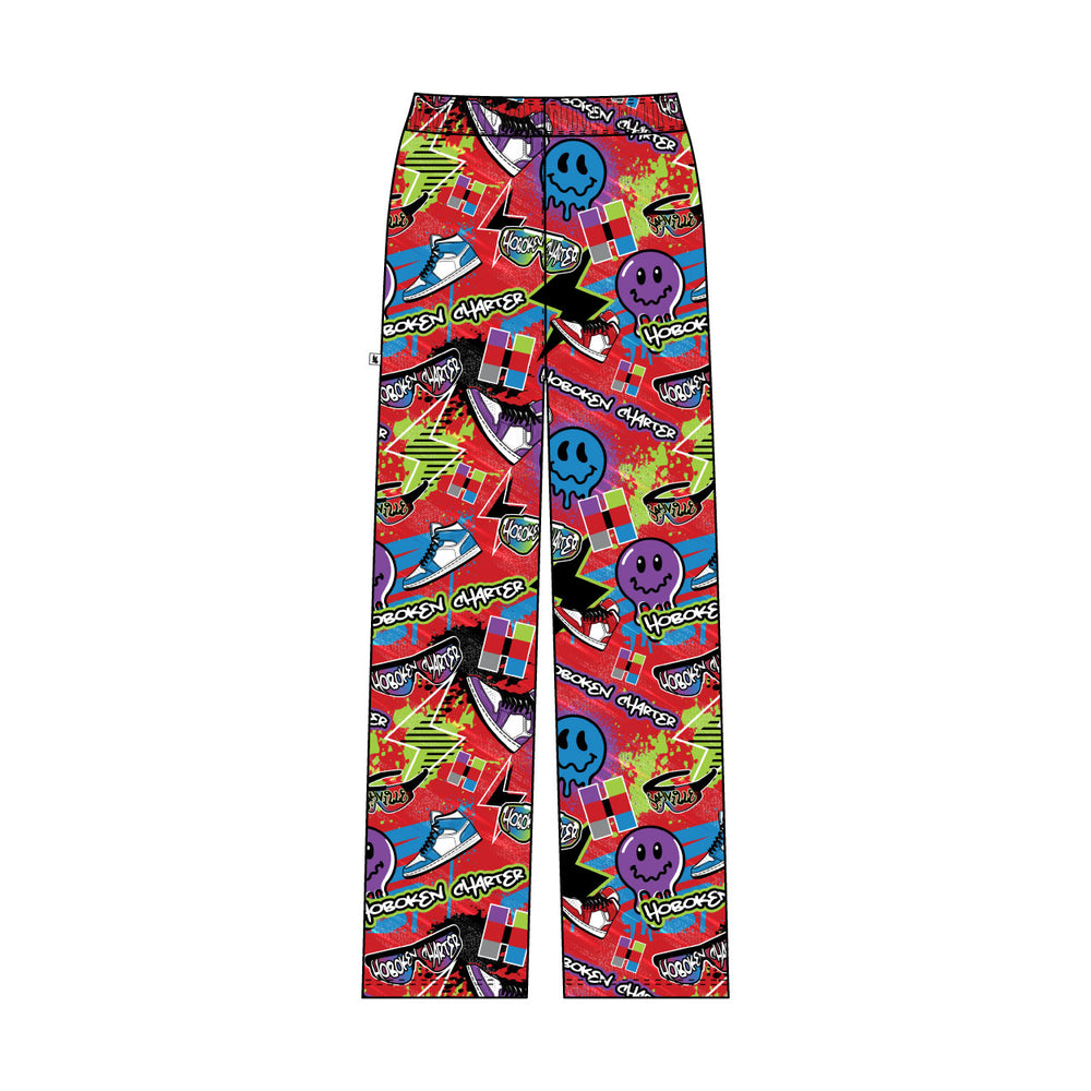 Youth & Adult Hoboken Charter Splatter Graffiti Lounge Pant